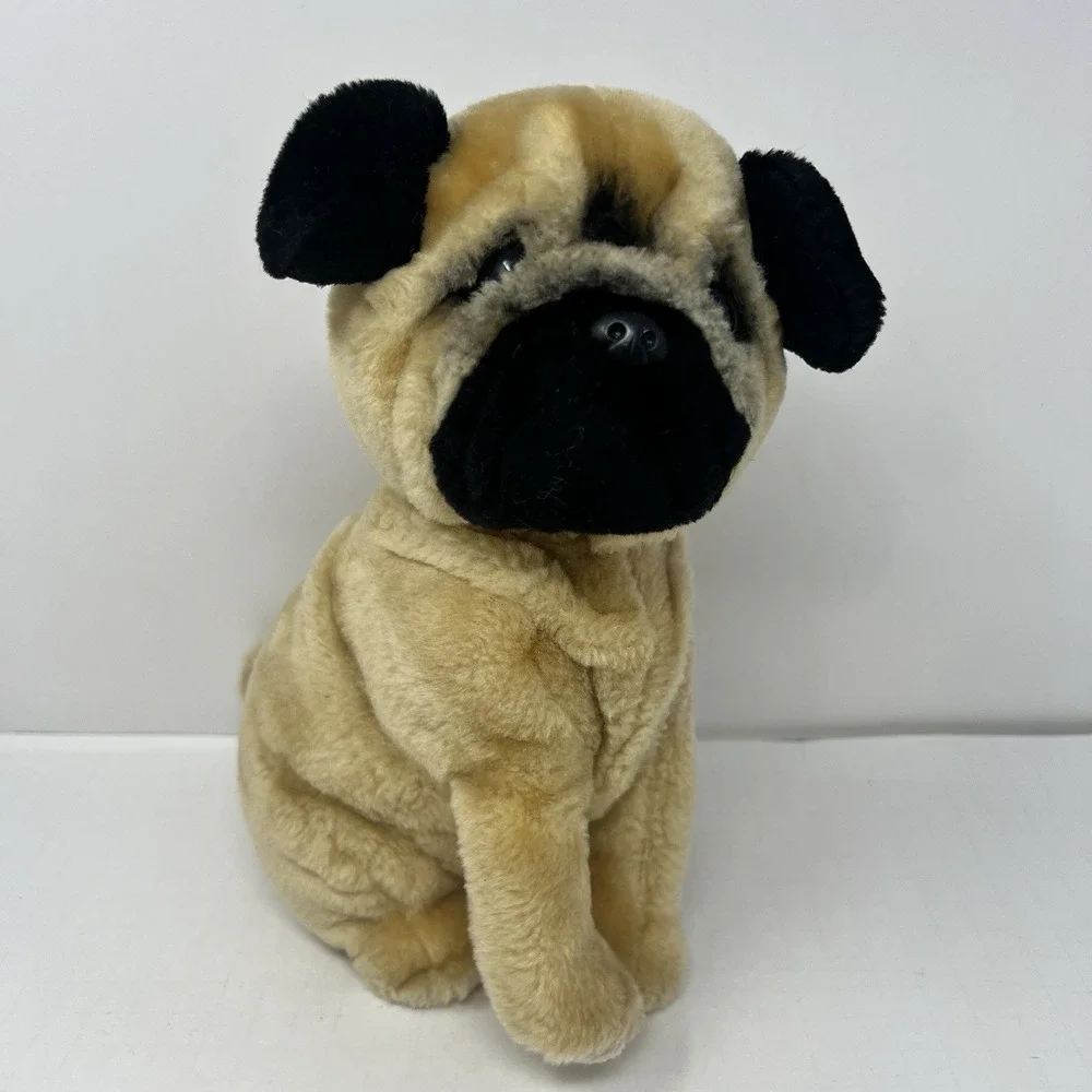 Beverly‎ Hills Puppy Club Pug Dog Plush 10 Inch Stuffed Animal Toy 2008 Cute